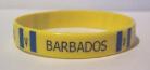 Barbados Rubber bracelets (yellow)