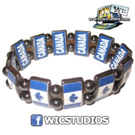 Canada Blue Metal Bracelet