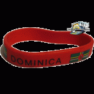 Dominica Rubber bracelet (red)