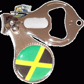 Jamaica Nail Clipper & Bottle Opener Keychain