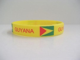 Guyana Rubber Bracelets (yellow)