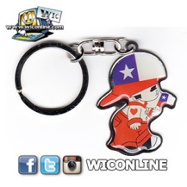 Chile Little Boy Keychain