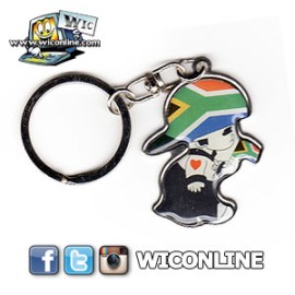 Soth Africa Little Boy Keychain