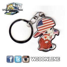 USA Little Boy Keychain